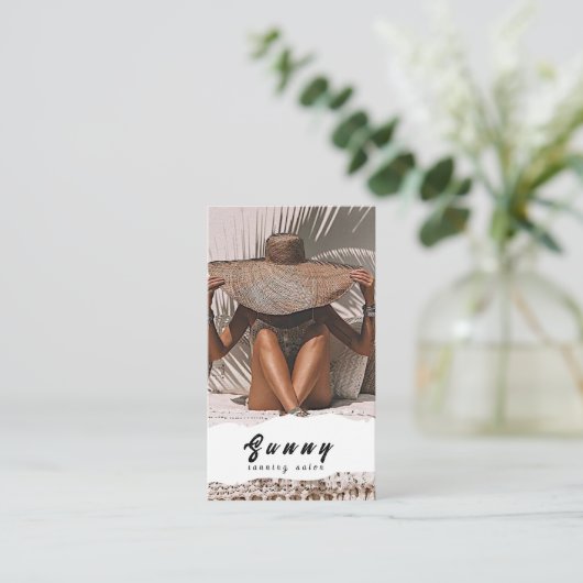 Visitekaartje van looisalon (Staand voorkant)