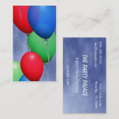 Visitekaartje van luchtballonnen (Voorkant / Achterkant)