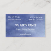 Visitekaartje van luchtballonnen (Achterkant)