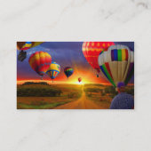 Visitekaartje van luchtballonnen (Achterkant)