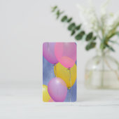 Visitekaartje van luchtballonnen (Staand voorkant)