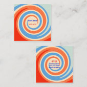 Visitekaartje van maatschappelijk werkers (Voorkant / Achterkant)