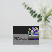 Visitekaartje van machinist (Staand voorkant)