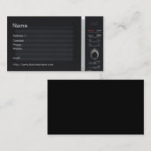 Visitekaartje van magnetronovens (Voorkant / Achterkant)