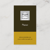 Visitekaartje van makelaar onroerend goed (Achterkant)