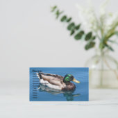 Visitekaartje van Male Duck (Staand voorkant)