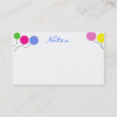 Visitekaartje van mama contactkaartje (Achterkant)