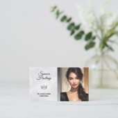 Visitekaartje van marmerijs (Staand voorkant)