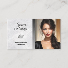 Visitekaartje van marmerijs