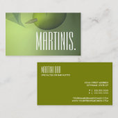 visitekaartje van martini bar (Voorkant / Achterkant)