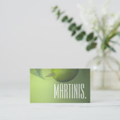 visitekaartje van martini bar (Staand voorkant)