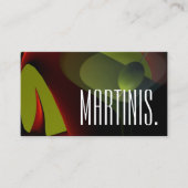 visitekaartje van martini bar (Voorkant)