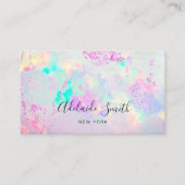 visitekaartje van minerale gemstone optische foto (Voorkant)