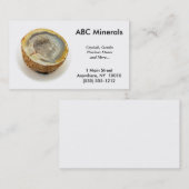 Visitekaartje van minerale winkel (Voorkant / Achterkant)