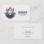 Visitekaartje van Motor Sportauto Racing Team Mana (Voorkant / Achterkant)