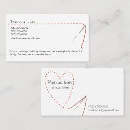 Visitekaartje van naaigarens