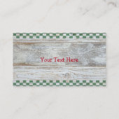 Visitekaartje van nationale eieren (Achterkant)