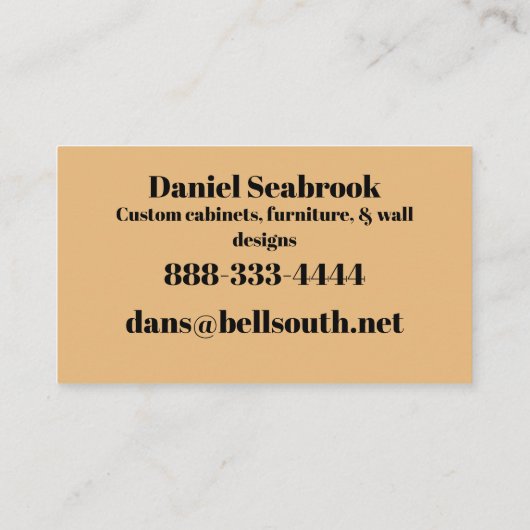 VISITEKAARTJE VAN OLIJFHOUT (Achterkant)