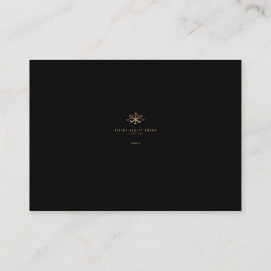 VISITEKAARTJE VAN ONROEREND GOED (Achterkant)