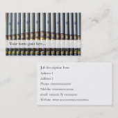 Visitekaartje van orgaanbuizen - Akaroa (Voorkant / Achterkant)