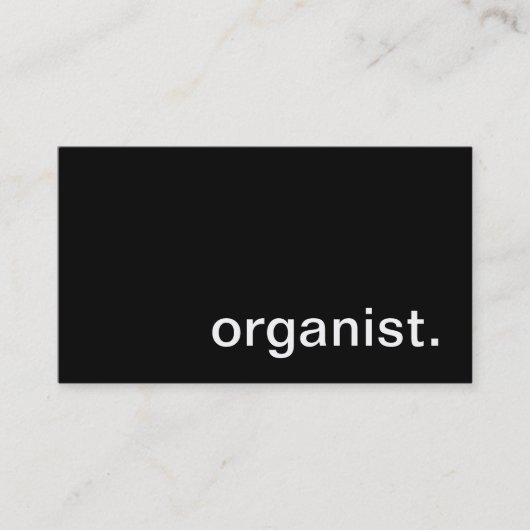 Visitekaartje van organismen (Voorkant)