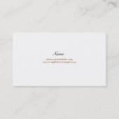 Visitekaartje van paarden (Achterkant)