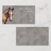Visitekaartje van paarden (Voorkant / Achterkant)
