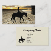 Visitekaartje van paarden en van appelwijn (Voorkant / Achterkant)