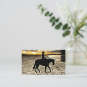 Visitekaartje van paarden en van appelwijn (Staand voorkant)