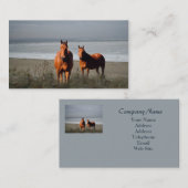 Visitekaartje van paardenpest (Voorkant / Achterkant)