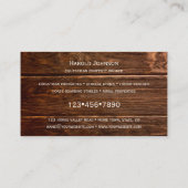 Visitekaartje van paardrijkskundebrokers (Achterkant)