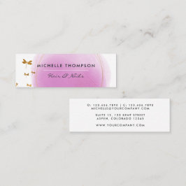 Visitekaartje van Paarse en goudpenselen