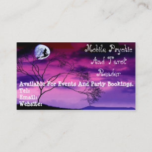 Visitekaartje van Paarse Psychische en tarotlezer