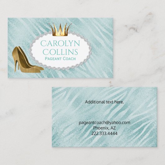 Visitekaartje van paling (Voorkant / Achterkant)