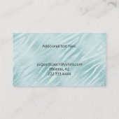 Visitekaartje van paling (Achterkant)