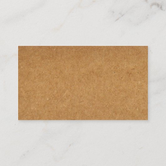 Visitekaartje van papier en karton (Achterkant)