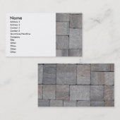 Visitekaartje van Pavers (Voorkant / Achterkant)