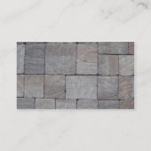 Visitekaartje van Pavers (Achterkant)