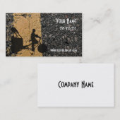 Visitekaartje van pedicabine (Voorkant / Achterkant)