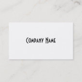 Visitekaartje van pedicabine (Achterkant)