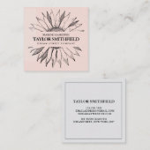 Visitekaartje van  pekelbloem (Voorkant / Achterkant)