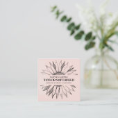 Visitekaartje van  pekelbloem (Staand voorkant)