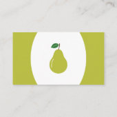 Visitekaartje van peren (Achterkant)