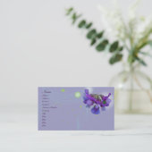 Visitekaartje van perwten (Lathyrus maritimus) (Staand voorkant)