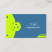 Visitekaartje van Pickelball Coach (Achterkant)