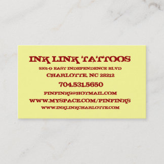 Visitekaartje van Pin