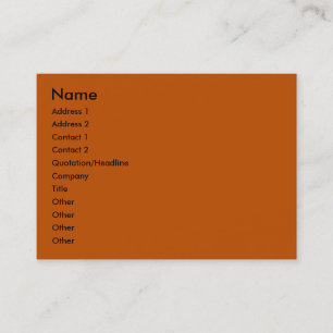 Visitekaartje van pompoen