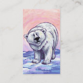 Visitekaartje van poolBeer (Achterkant)