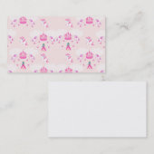 Visitekaartje van prinses en kasteel