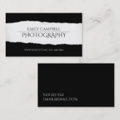 Visitekaartje van professionele fotograaf (Voorkant / Achterkant)